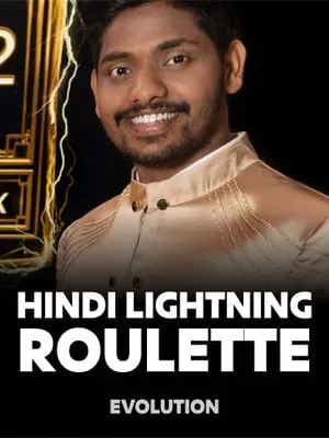 Hindi Lightning Roulette, a game by Evolution