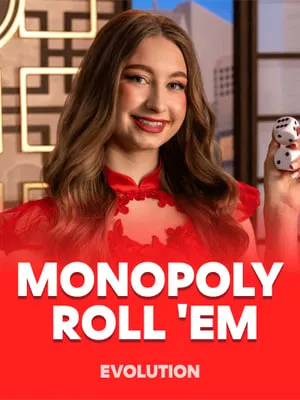 MONOPOLY Roll 'em, a game by Evolution