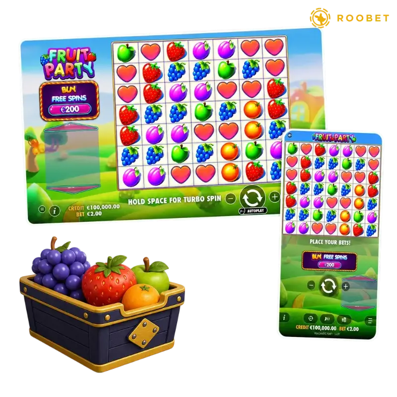 Fruit Party on Roobet, illustration