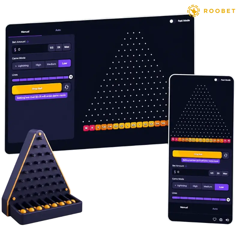 Roobet Plinko Online, illustration
