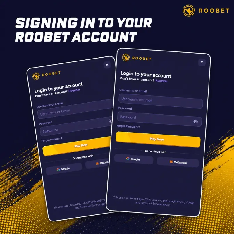 Signing In to Your Roobet Account, illustration