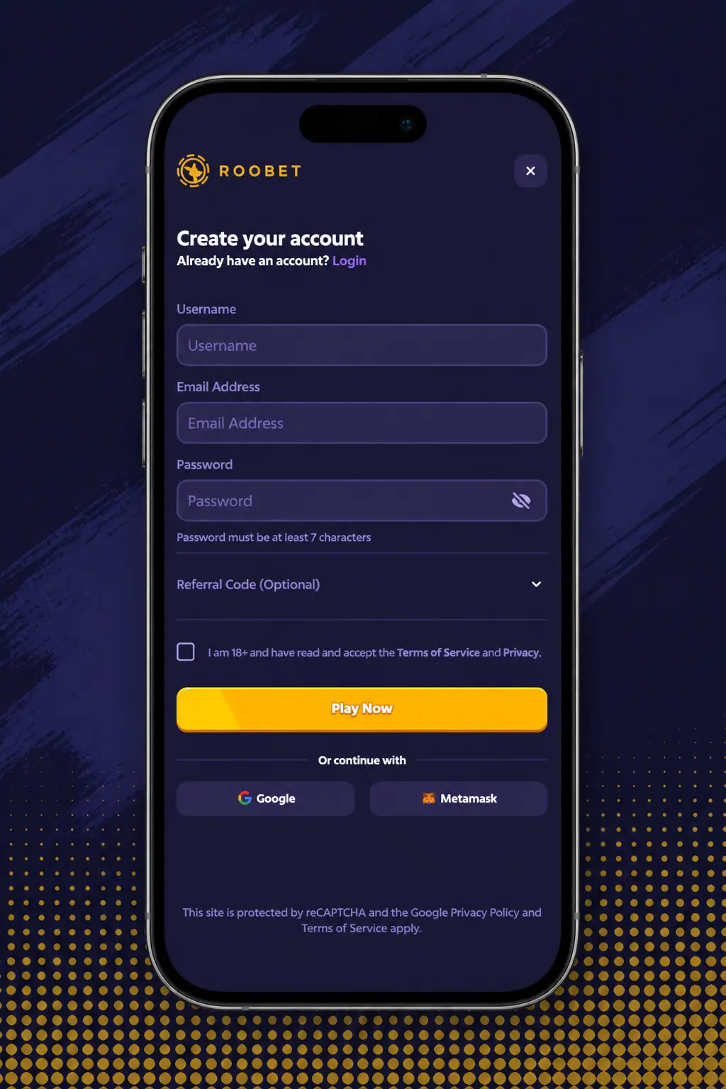 Step-by-step guide showing how to join a live dealer table on Roobet, from login to placing a confirmed bet.