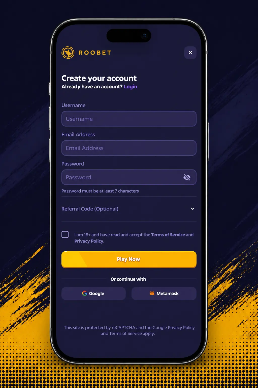 Step-by-step guide showing how to register, deposit, and place a bet on Roobet sportsbook