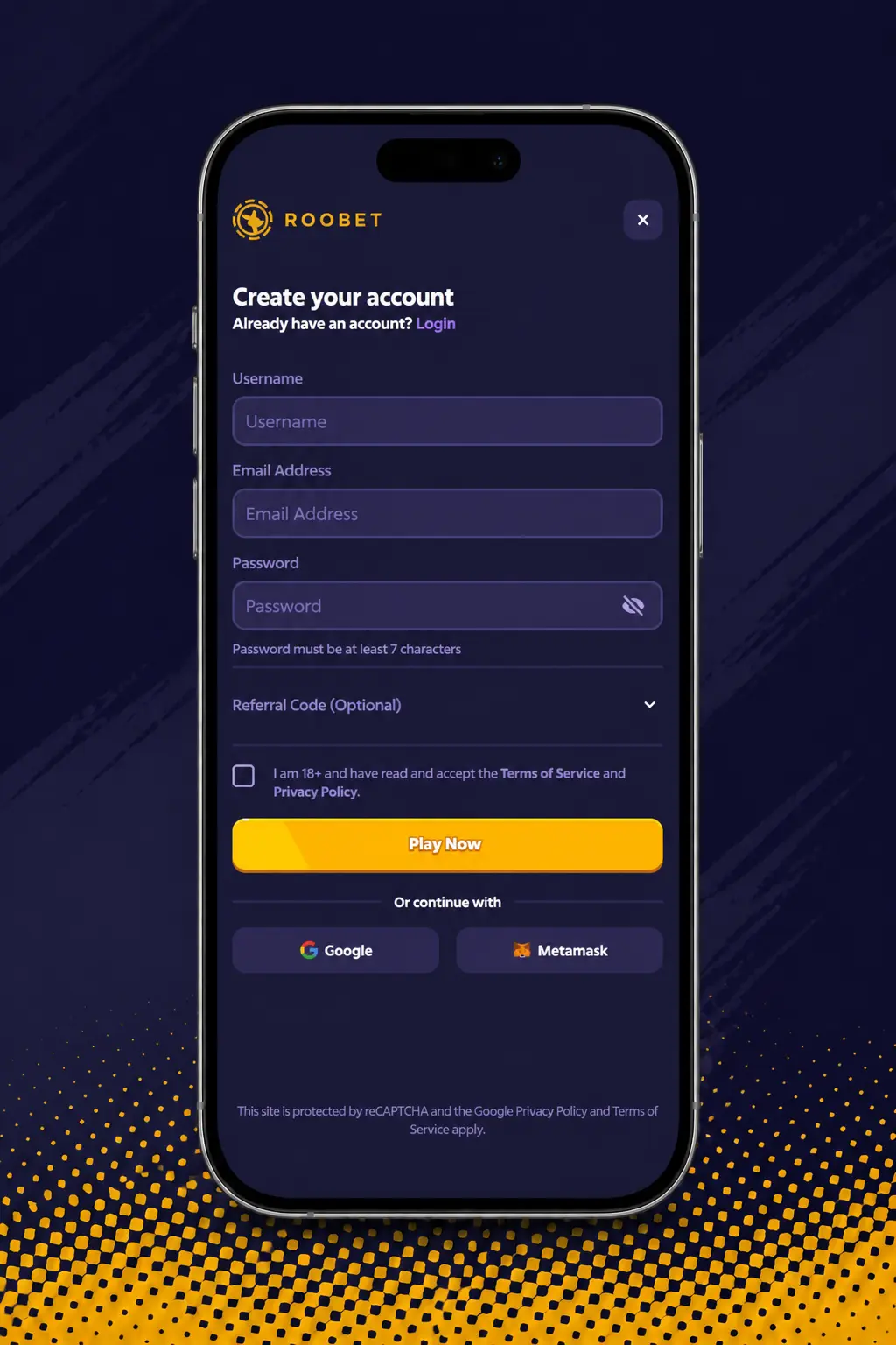 Step-by-step guide showing how to log in, deposit funds, and place bets to play Roobet Roulette online
