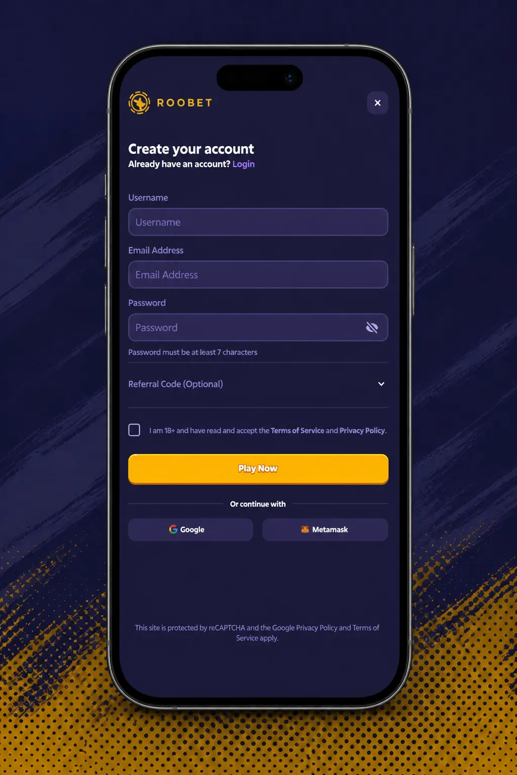 Step-by-step guide to registering, depositing, and playing Towers on Roobet