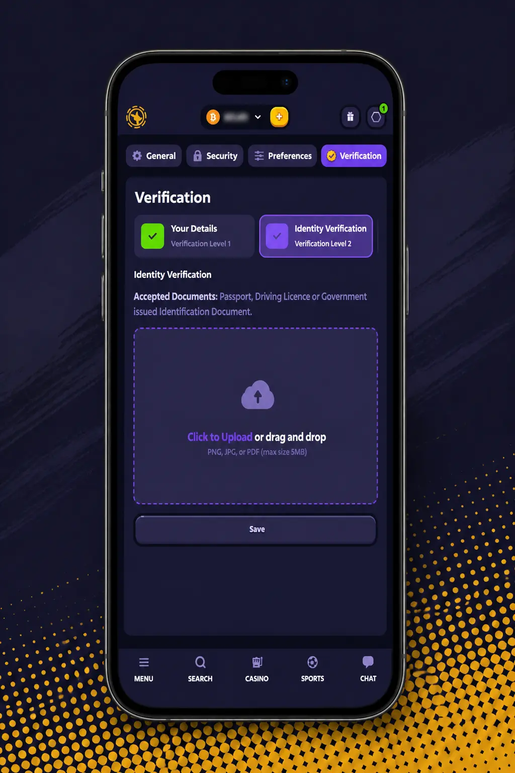 Step-by-step guide showing how to log in, deposit crypto, and start playing slots on Roobet