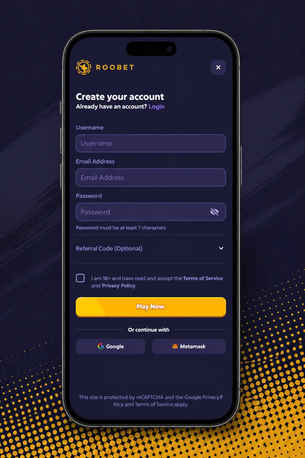 Step-by-step guide to logging in, depositing crypto, and spinning slots on Roobet