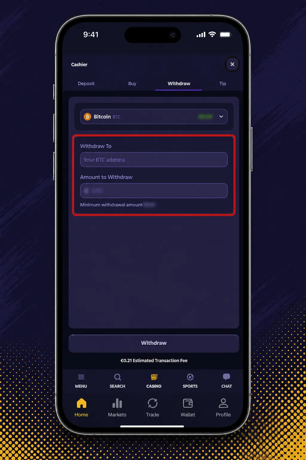 Step-by-step guide to withdrawing funds from Roobet using the account cashier
