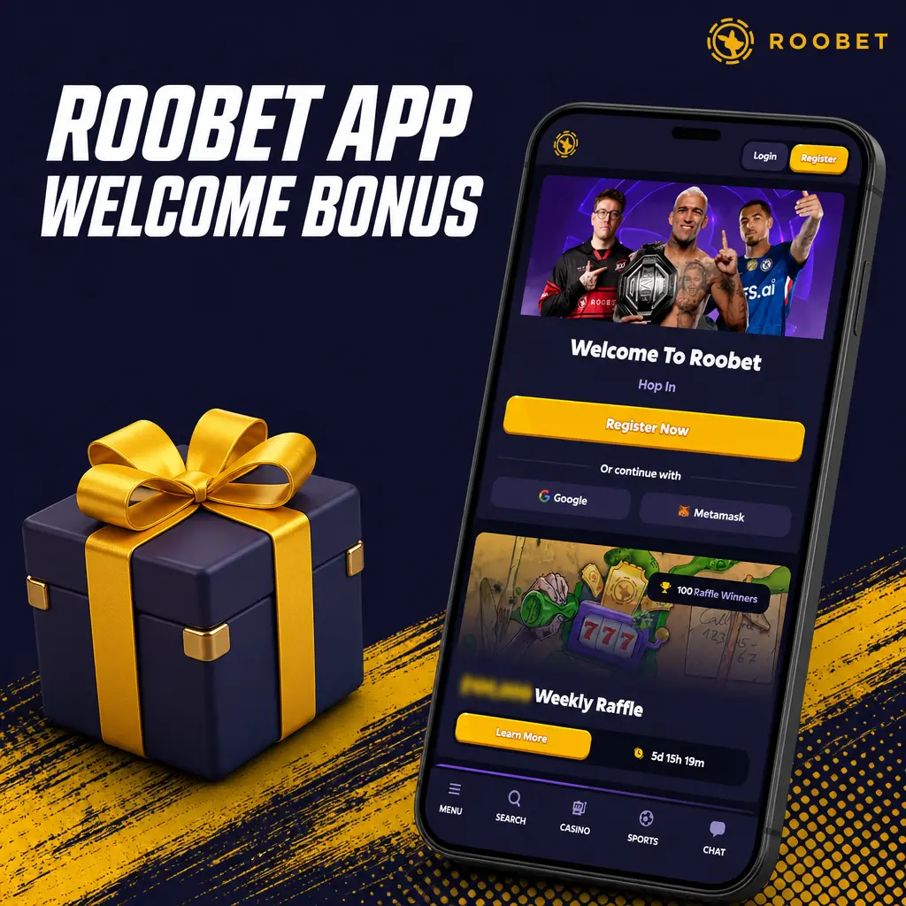 Roobet app welcome bonus: 100% first deposit match up to INR 8,000, auto-credited after first deposit