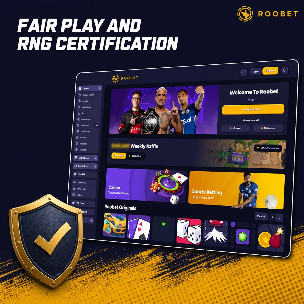 Roobet casino fair play: iTech Labs certified RNG and provably fair SHA-256 verification for Crash, Dice, Mines and Plinko