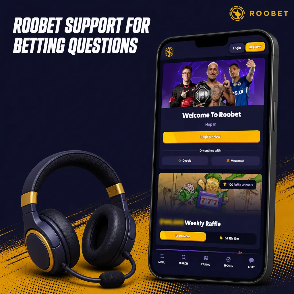 Roobet 24/7 support channels table for sports betting questions, bet settlement, and cash out errors