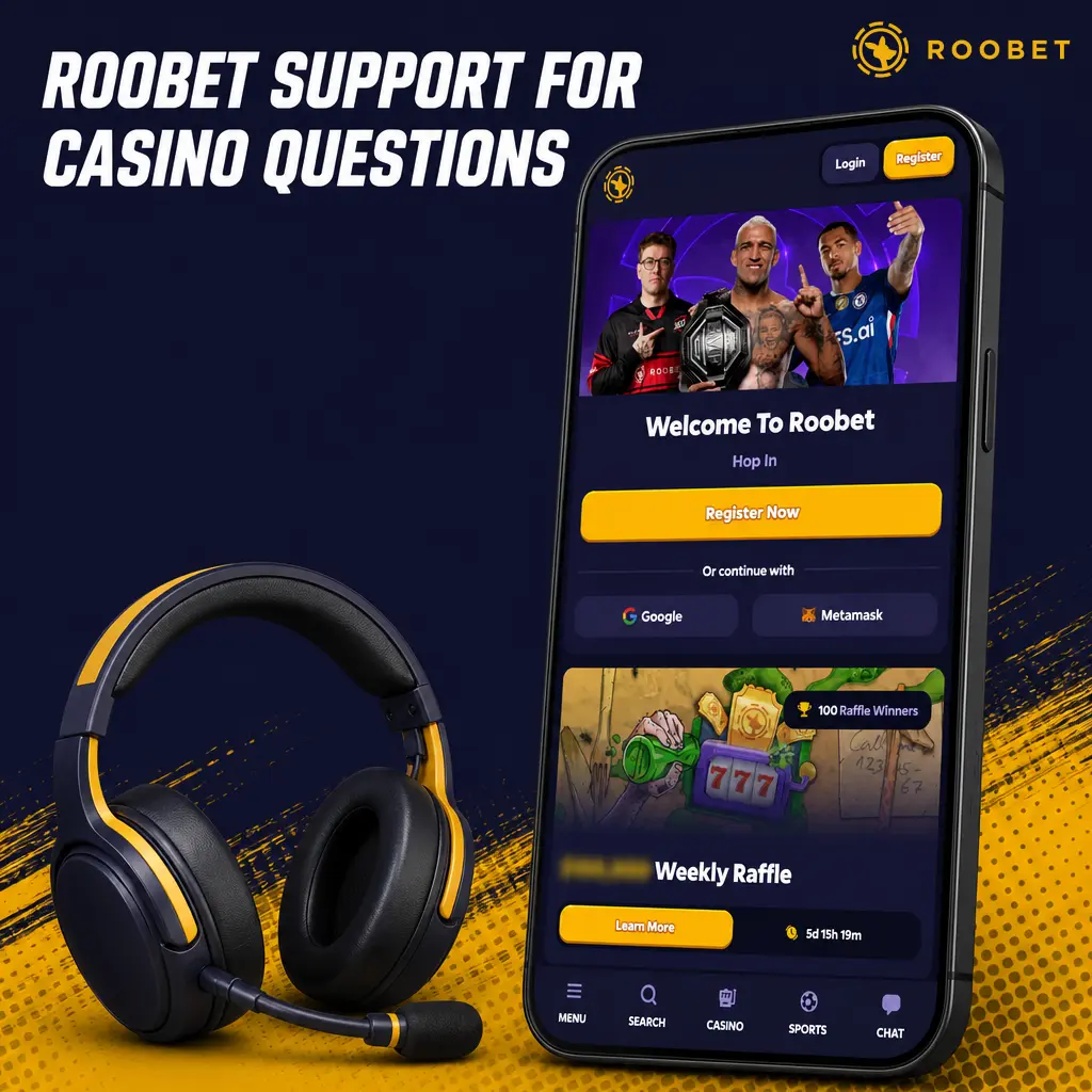 Roobet 24/7 customer support channels for casino questions: live chat, email, help center, and X (Twitter)